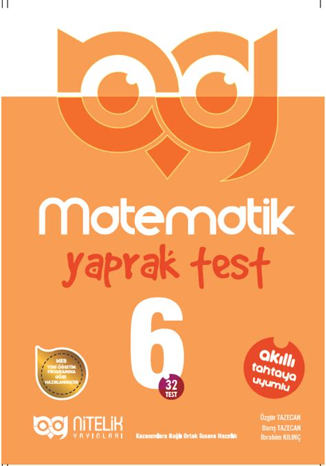 S N F Matematik Yaprak Test Nitelik Yay Nlar