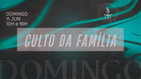 Culto Da Fam Lia Noite Pr Jefferson Eiterer Youtube