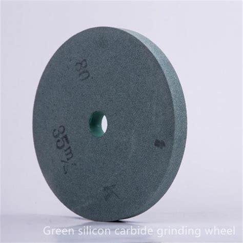 250mm Green Silicon Carbide Bench Grinding Wheels Glass Semiconductors Polishing