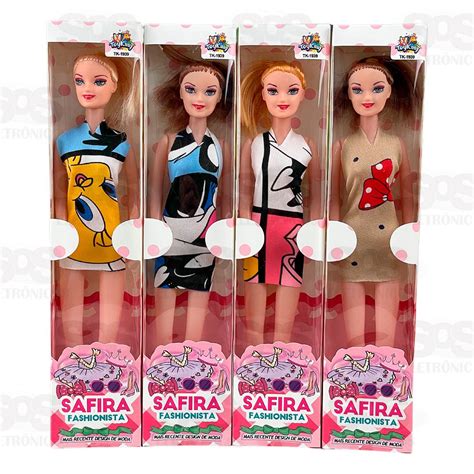 Boneca Articulada Safira Fashionista Colecionável Toy King TK 1939