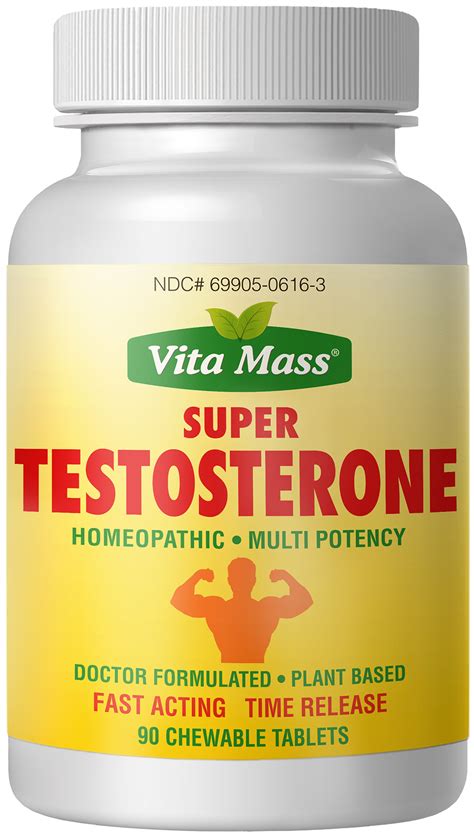 Testosterone Pills Fast Acting Chewable Tablets