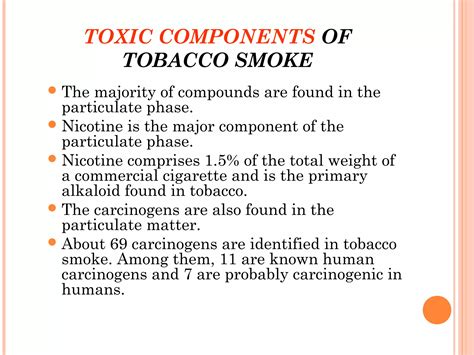 Smoking And Its Health Risks Ppt Free Download