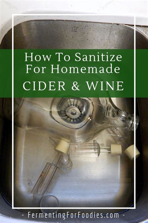 Cider And Wine Making Sanitizer Options Fermenting For Foodies