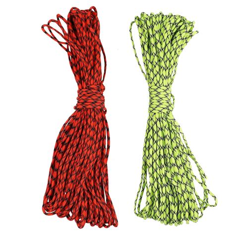 2pcs Diameter 5mm 7 Stand Cores 31m Paracord Survival Parachute Cord