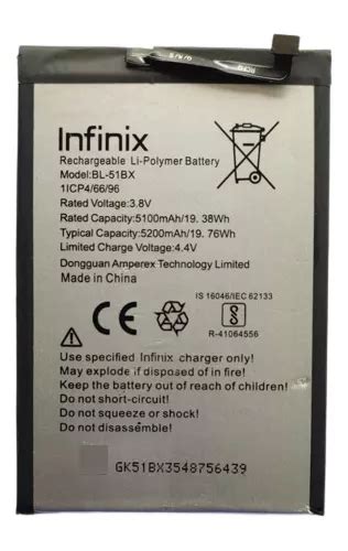 Bateria Pila Infinix Hot X Bl Bx Somos Tienda MercadoLibre