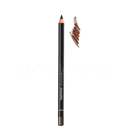 Карандаш для глаз и бровей The Saem Saemmul Wood Eyebrow 03 Black brown ...
