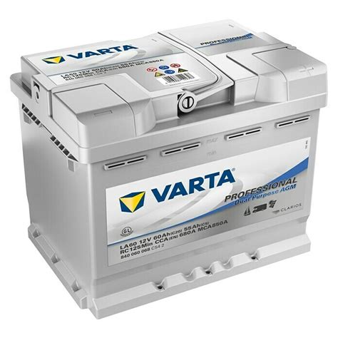 Varta Bootsbatterie Professional Dual Purpose Agm La Kapazit T