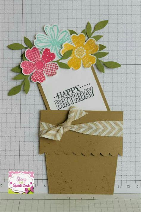 Inside The Flower Pot Cards I Made I Used Stampin Up Flower Shop