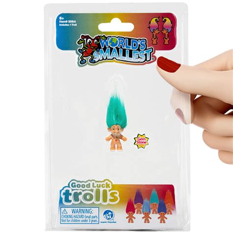 World's Smallest Good Luck Troll - Unique Gifts - Super Impulse ...