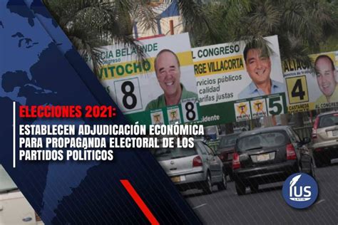 Elecciones Establecen Adjudicaci N Econ Mica Para Propaganda