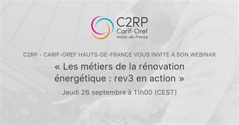 Les Métiers De La Rénovation énergétique Rev3 En Action C2rp