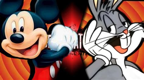 Mickey Mouse Vs Bugs Bunny by jhmc61 on DeviantArt