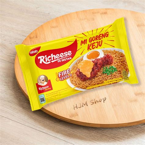 Jual Mie Richeese Level 0 3 5 Mi Instan Ramen Goreng Keju Pedas Viral