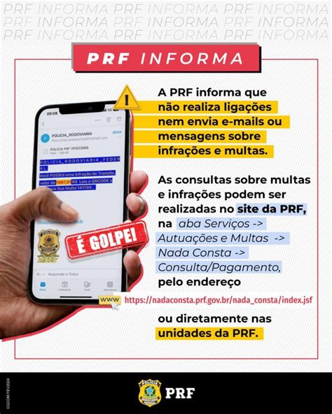 Criminosos usam nome da Polícia Rodoviária Federal para aplicar golpes