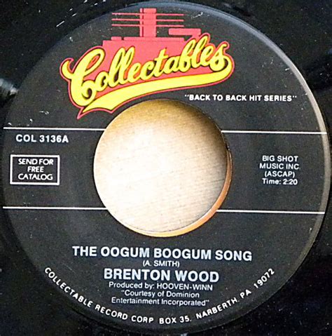 Brenton Wood - The Oogum Boogum Song (Vinyl) | Discogs