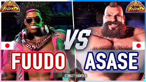 Sf6 🔥 Fuudo Dee Jay Vs Asase Zangief 🔥 Street Fighter 6 Youtube