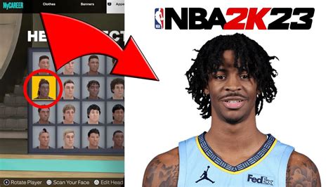 How To Make Rookie Ja Morant Face Creation On Nba 2k23 Next Gen Ps5