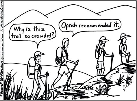 Hiking Humor: The Oprah Trail - Hiking Lady