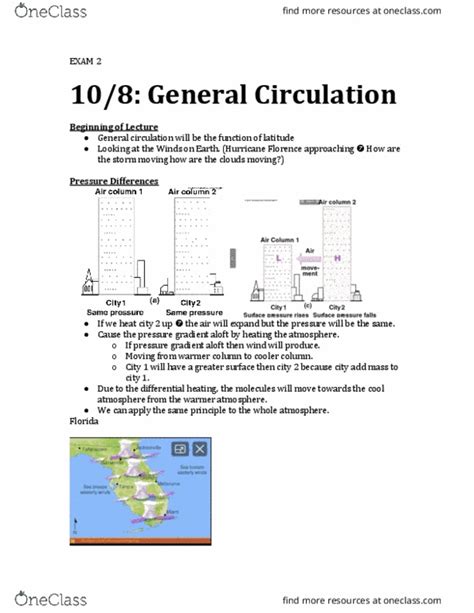 CLIMATE 102 Midterm CLIMATE 102 EXAM 2 LECT 1 OneClass