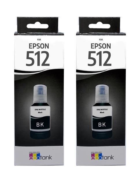 Epson T512 Twin Pack Ecotank Black Inks Inkjet Wholesale