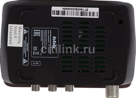 Ресивер DVB-T2 BBK SMP002HDT2, черный - купить в Ситилинк | 411581