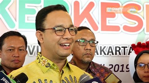 11 Apr 2019 Gub Anies Baswedan Wawancara Dengan Wartawan Balaikota