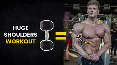 7 Dumbbell Exercises To Build Massive Shoulders Youtube