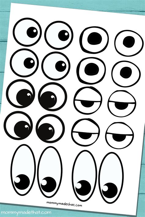 Printable Eyes For Crafts - Printable Lab