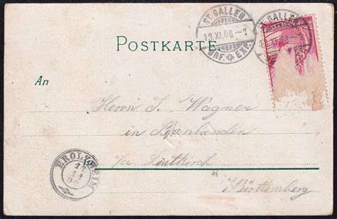 Lithokarten Gruss Aus Der Schweiz Briefmarken World