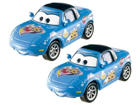 Carrinho Disney Pixar Carros Pack Ve Culos Dinoco Mia E Dinoco Tia