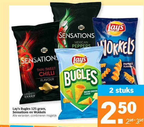 Lay S Bugles Gram Sensations En Wokkels Aanbieding Bij Albert