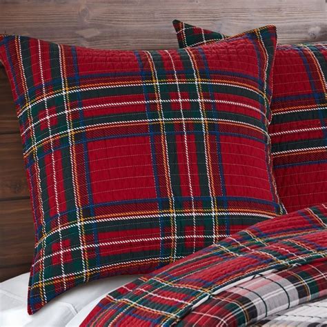 Levtex Home Spencer Plaid European Pillow Shams Set Of Bed Bath