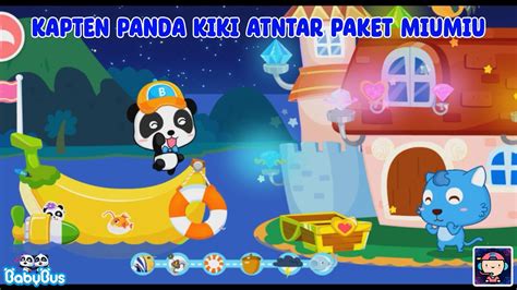 KAPTEN PANDA KIKI BERLAYAR MELEWATI BADAI DAN MENOLONG BINATANG DI LAUT