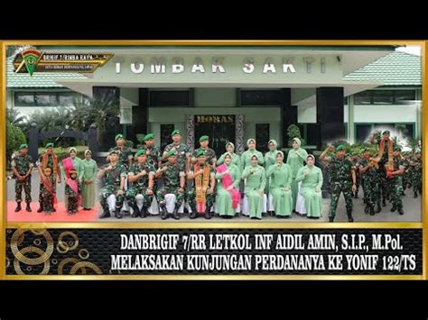 Danbrigif Rr Letkol Inf Aidil Amin S I P M Pol Melaksakan