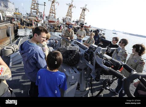 Us Navy Lt Center The Executive Officer Of Coastal Patrol Ship Uss