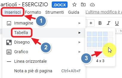 Come Inserire E Modificare Tabelle In Google Documenti Medge