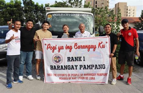 Barangay Pampang Wins Nd Edition Of Pogi Ya Ing Barangay Ku Contest