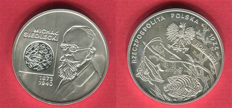 Polen Poland Polska 10 Zloty Silber Gedenkmünze 2001 Michal Siedlecky