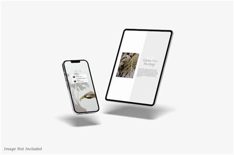 Maquete Realista De Tablet E Telefone Psd Premium