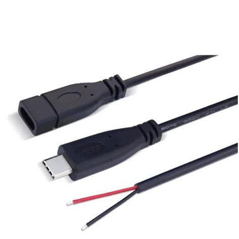 2 kontaktų 4 kontaktų laidas USB 2 0 C tipo vyriškas kištuko ilgintuvas