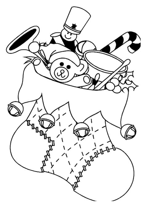 Coloriage Cadeaux Noel Botte Sur Hugolescargot