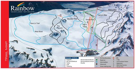 Rainbow Ski Area Trail Map | OnTheSnow