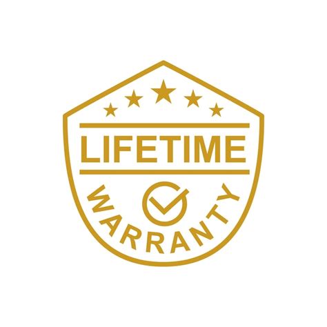 Premium Vector Lifetime Warranty Sticker Guarantee Sign And Symbol