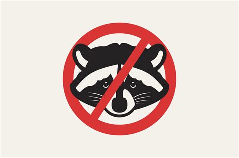 No Raccoon Sign Generic An Illustration Of A No Raccoon Flickr