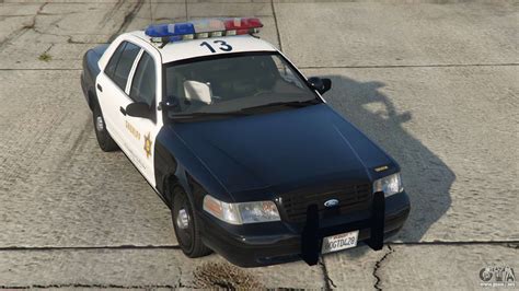 Ford Crown Victoria Sheriff Raisin Black Para Gta 5