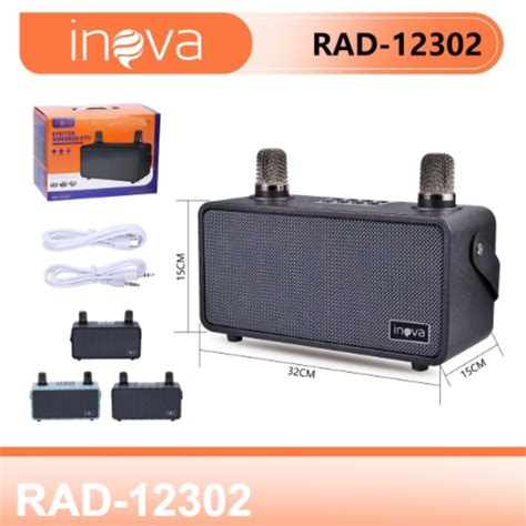 Caixa De Som Bluetooth Inova Rad Atacad O Eletr Nicos