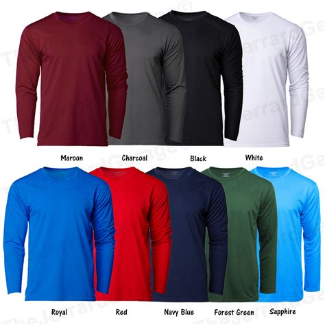 Dry Pique Dri Fit Long Sleeve T Shirt Tjg Print