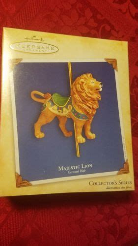 Hallmark Majestic Lion Carousel Ride 2004 Collectors Series 1st In ...