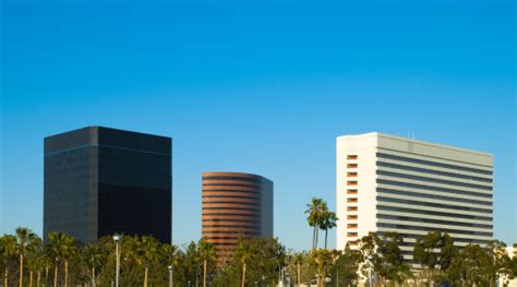 Costa Mesa Skyline In Orange County California Stock Photo Download