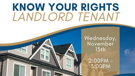 Know Your Rights Landlord Tenant 11 13 24 Community Legal Services